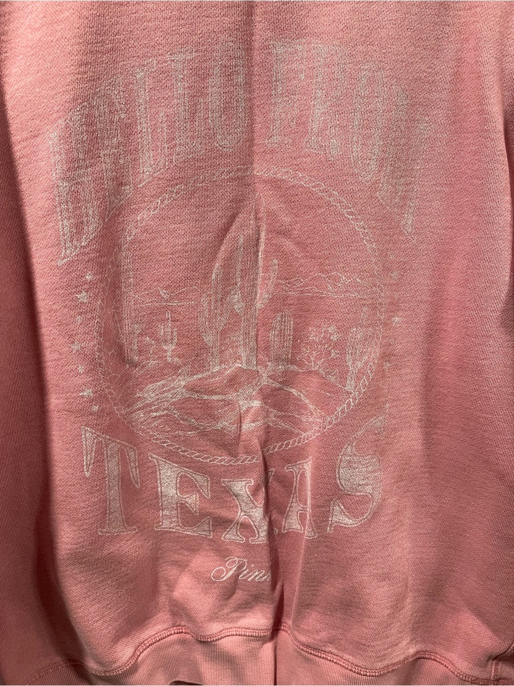 PINK Victoria's Secret Faded Rose Pullover Sweatshirt - Picture 4 of 5